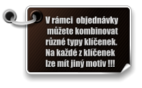 přívěsky plast info